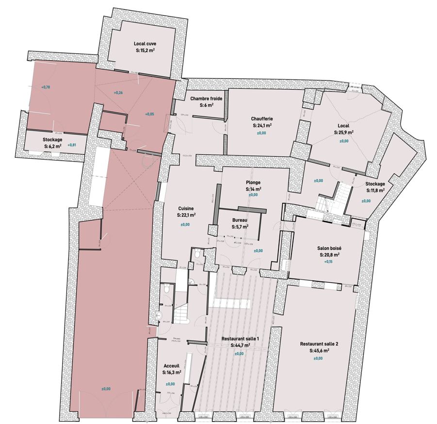 Plan du rez-de-chaussée
